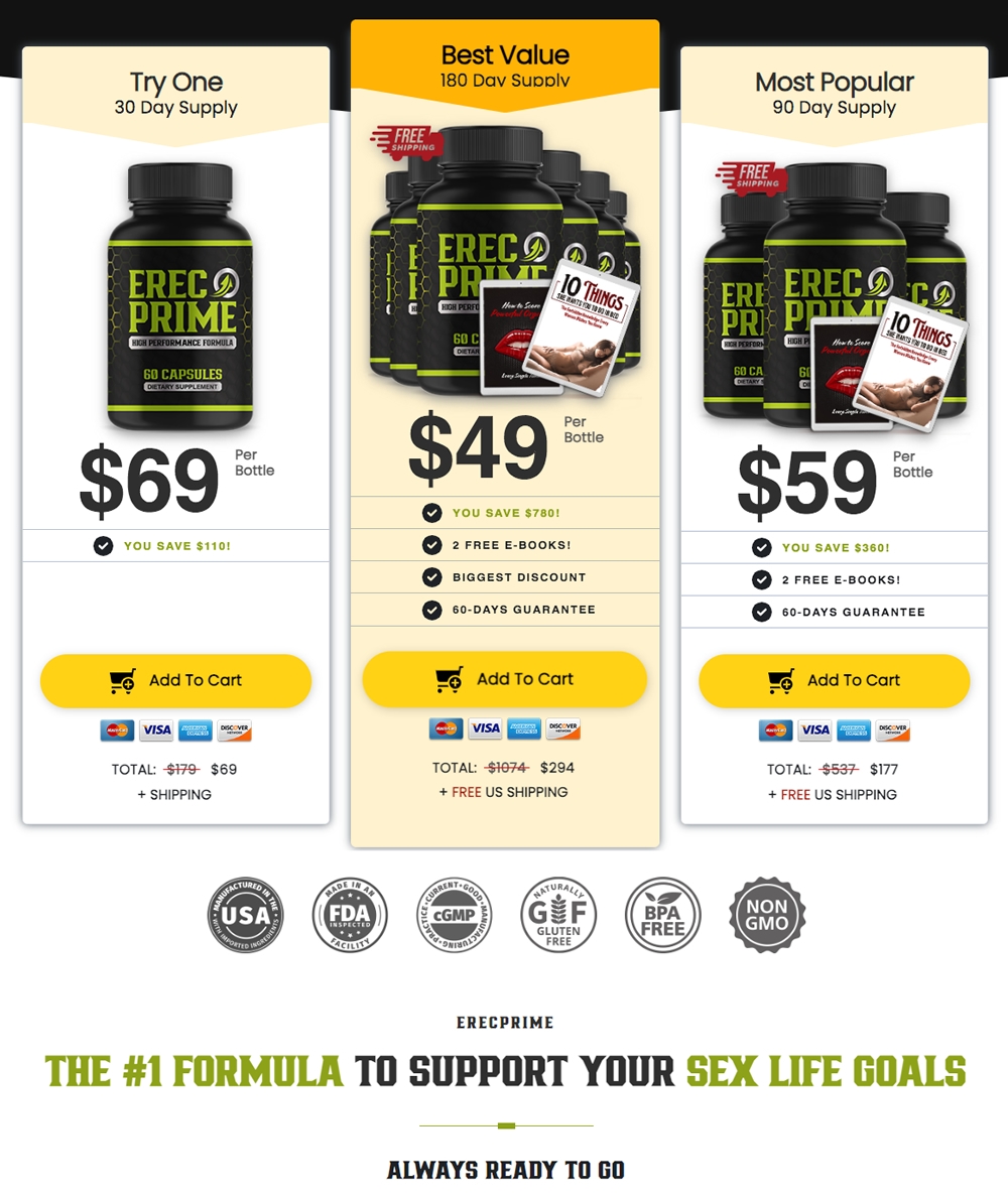 Erec Prime Buy Now